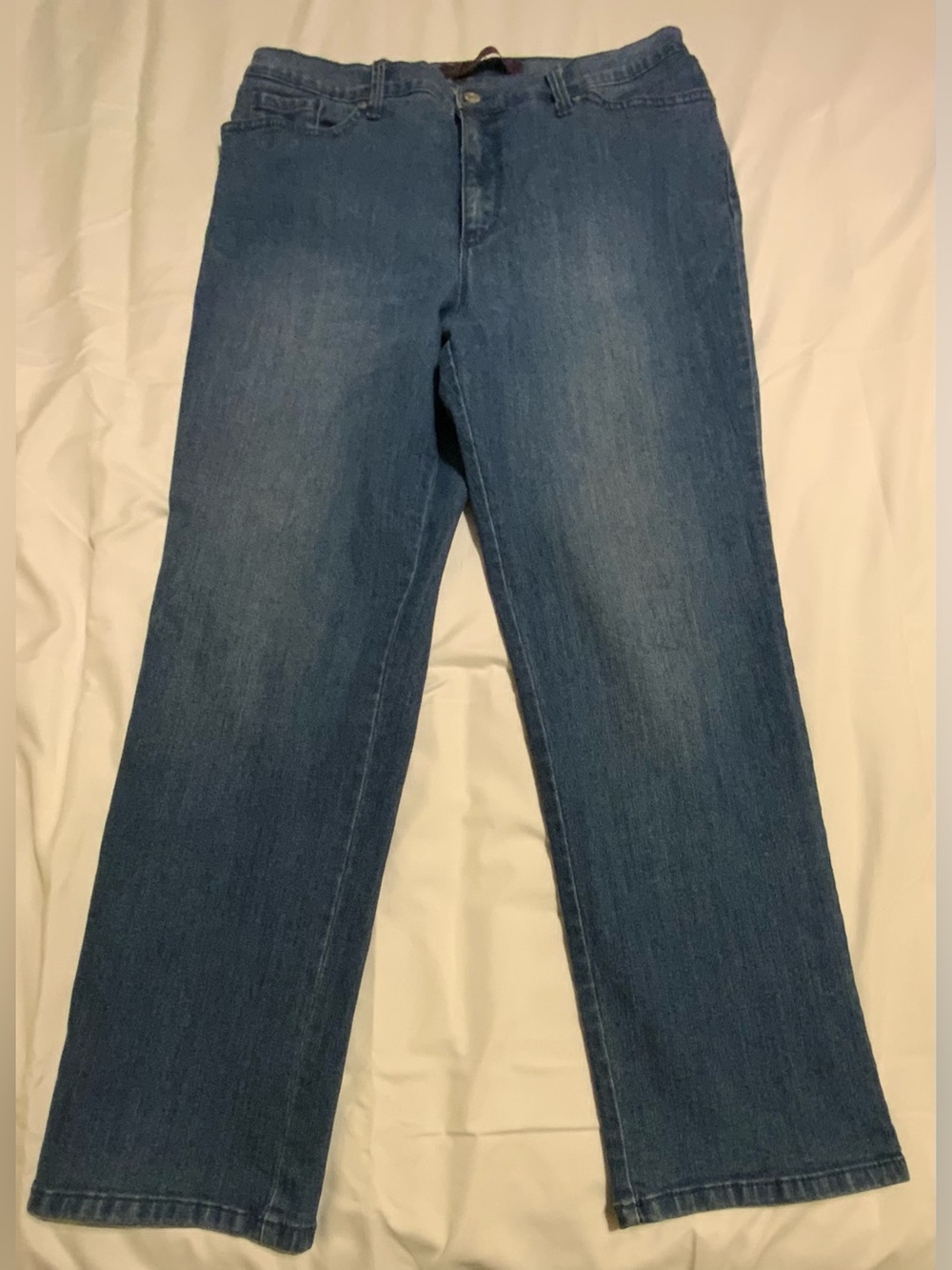 Gloria Vanderbilt Amanda Medium Wash Bootcut Jeans Stretch Size 14P